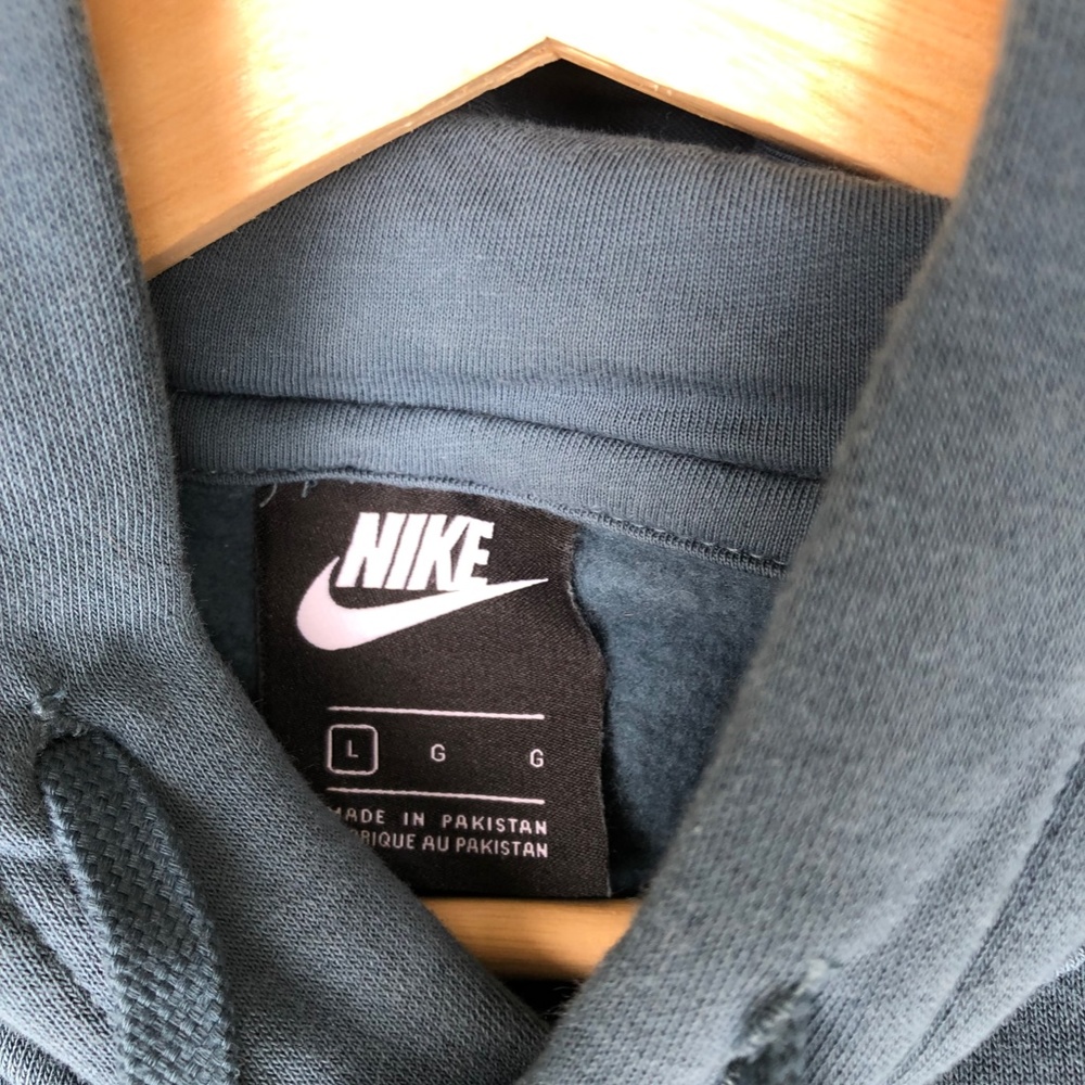 Nike Sweatshirt Teal Large - Picture 2 of 2